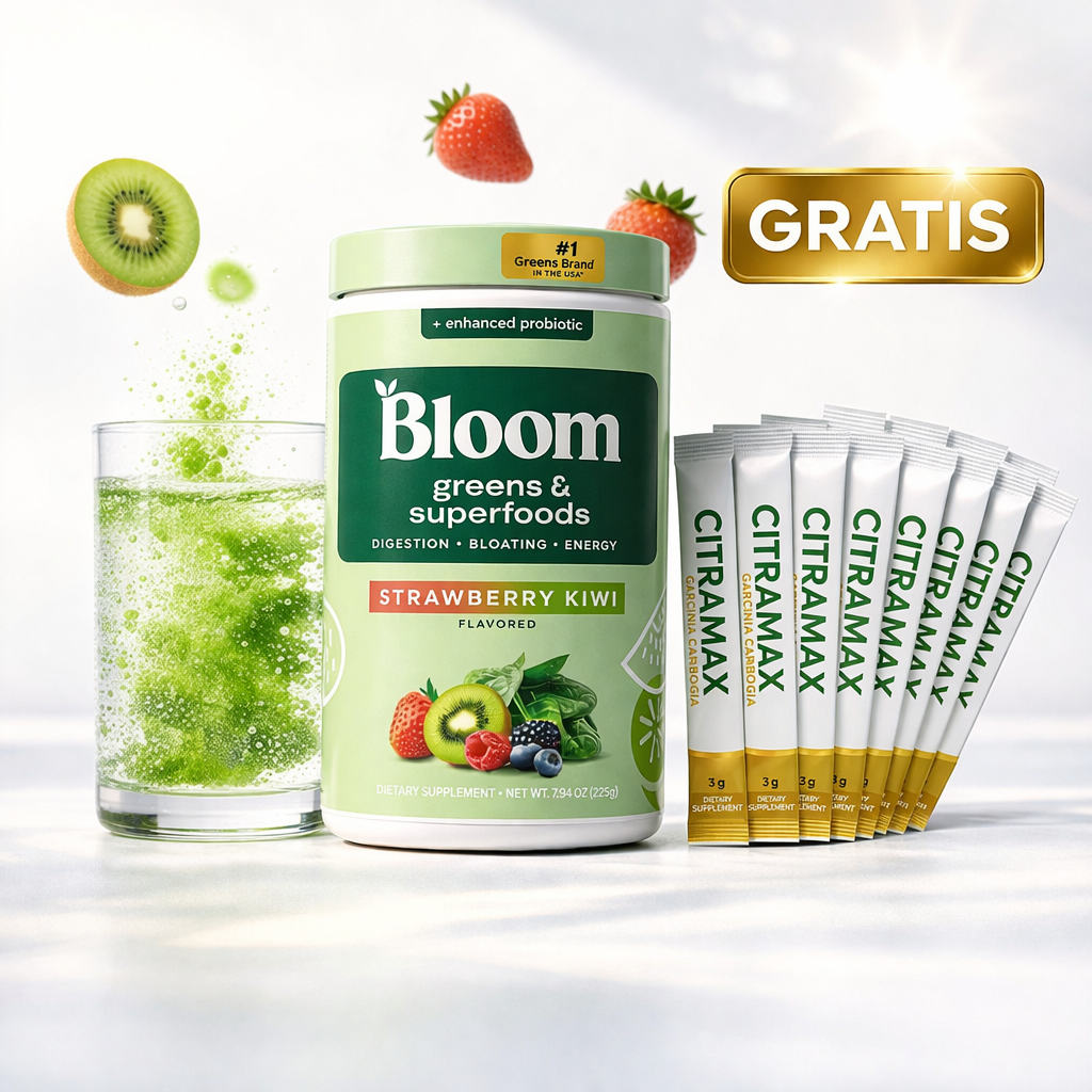 Bloom Greens: Menos hinchazón, digestión ligera diaria